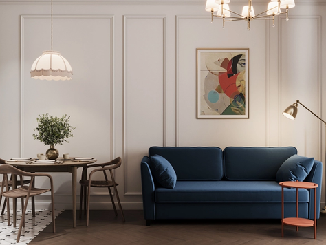 Дизайн интерьера трехкомнатной квартиры в Санкт-Петербурге "ЖК Ilona"