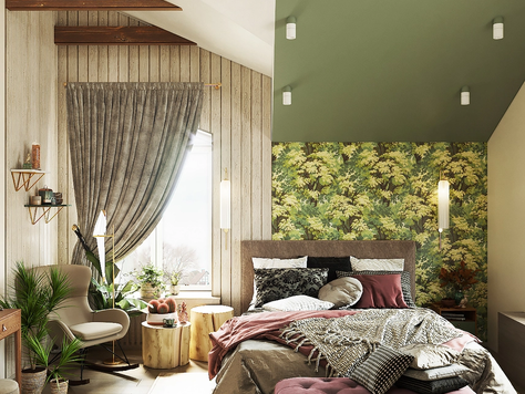 Дизайн интерьера Частного дома в Санкт-Петербурге "Яркий коттедж во Всеволожске"