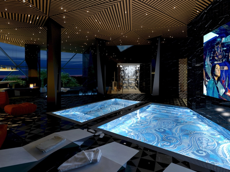 Дизайн интерьера бани в Санкт-Петербурге "СПА с бассейном в частном доме"
