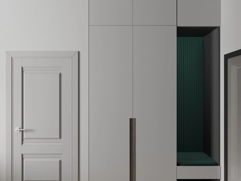 Дизайн интерьера однокомнатной квартиры в Санкт-Петербурге "ЖК Граф Орлов, 1-комнатная квартира"